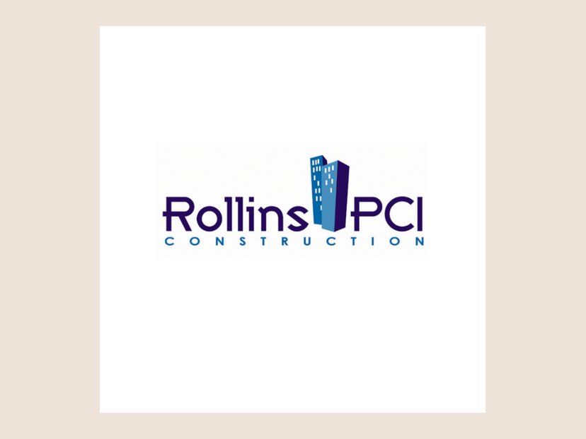Rollins PCI Construction. Logo design.