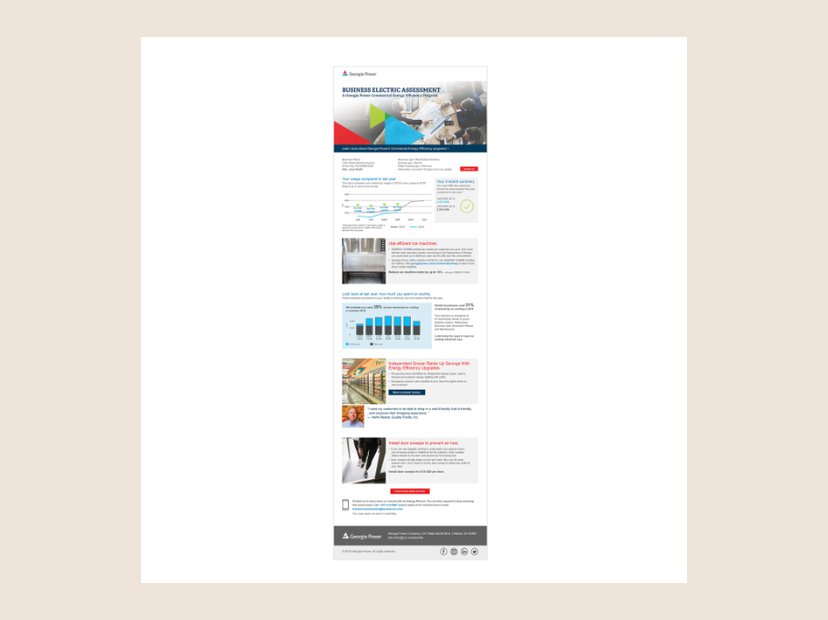 Georgia Power business energy email. Email edition of the business energy report.