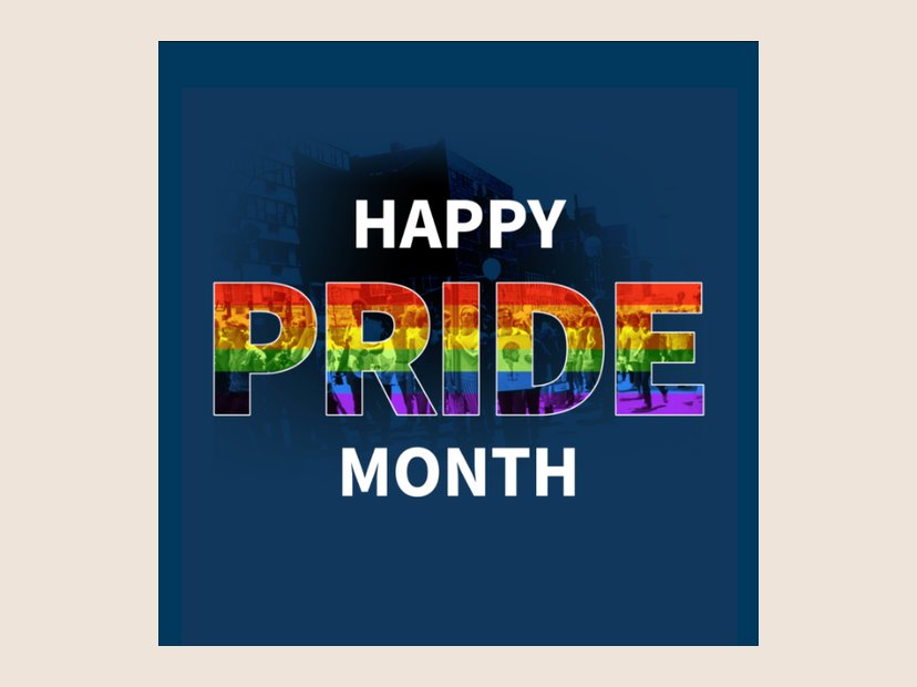 Happy Pride Month. Instagram graphic for USAGov.