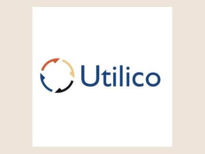 The Utilico wordmark with a circular arrow mark