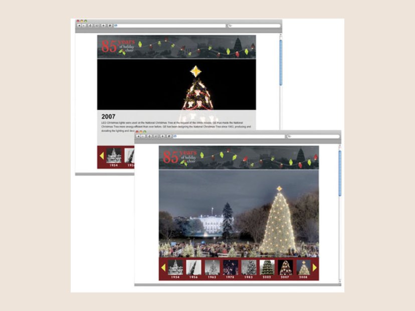 National Christmas Tree timeline. Interactive 85-year timeline for the National Park Foundation.